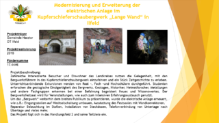 Kupferschieferschaubergwerk Lange Wand Ilfeld